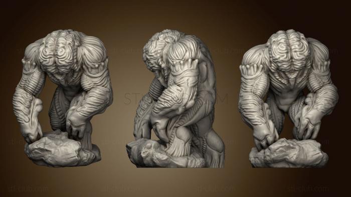 Brain Golem   Support Free Miniature