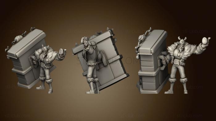 3D model Braum Santa Claus League of legends (STL)