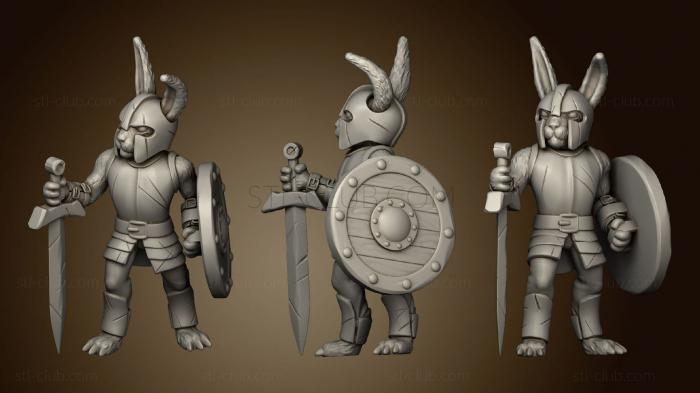 3D model Bunny Knight (Medium) (STL)