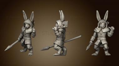 3D model Bunny Spearman (Medium) (STL)