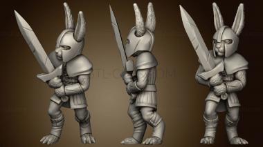 3D model Bunny Swordsman (Medium) (STL)