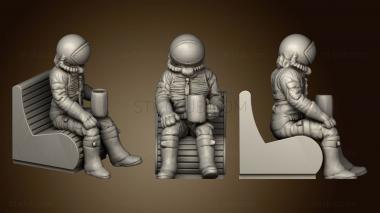 3D model Cantina Spaceman (Seated) Swl Scale Free Cantina Collab (STL)