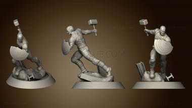 3D model Captain America STANDING (STL)