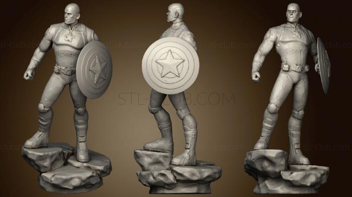 3D model Captain America (STL)