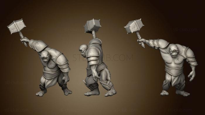 3D model CAVERN TROLL (STL)