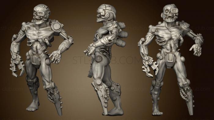 3D model Cyber Zombie (STL)