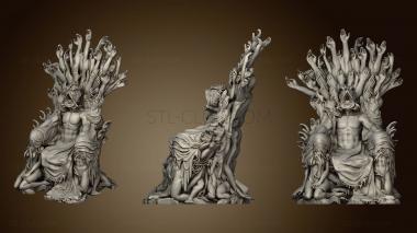 3D model Demon King Throne Two (STL)