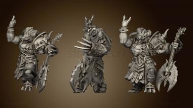 3D model Diox the Metal Bard Dragonborn (STL)