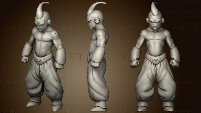 3D модель Dragonball Z Kid Buu Исправлен (STL)