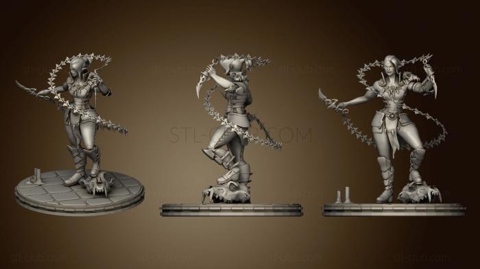 drow warrior 3d