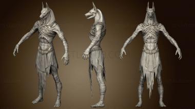 3D model Egyptian God Anubis (STL)