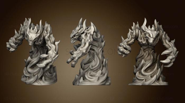 3D model elemental fire 4 2 (STL)