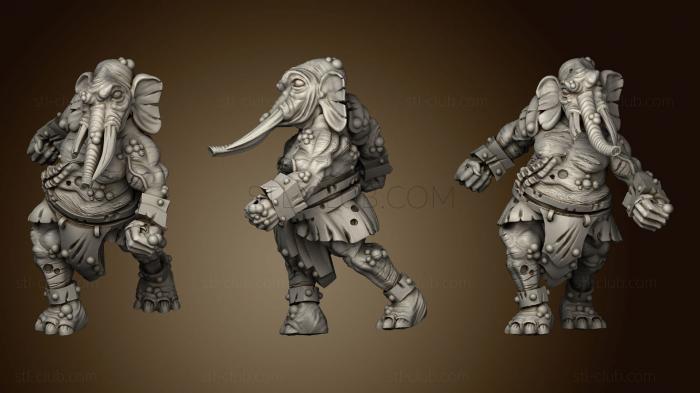 3D model Elephant 1 fixed (STL)