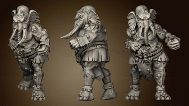 3D model Elephant 2 fixed (STL)