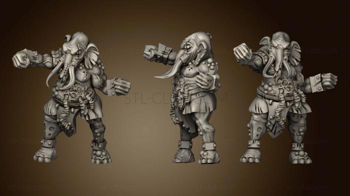 3D model Elephant 4 fixed (STL)