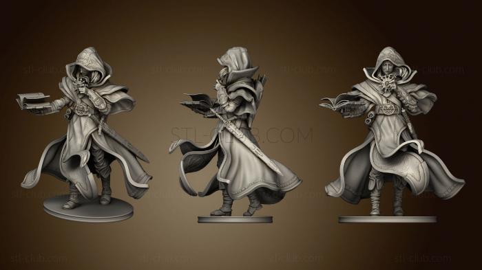 3D model Elf Priest (STL)