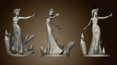 3D model Elsa Purple Dress (STL)