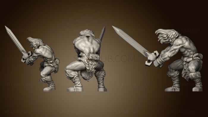 3D model Enanched Barbarian (STL)