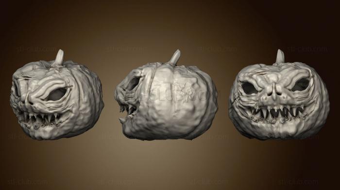 3D model Evil+Pumkin (STL)