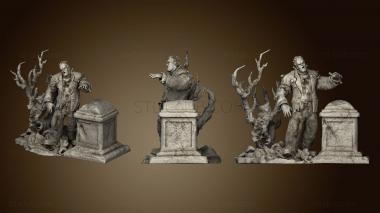 3D model Frankenstein diorama (STL)