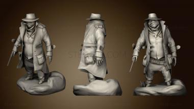 3D model Frog cowboy officier fixed (STL)