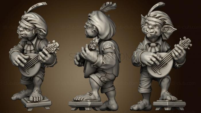 3D model Goblin bard (STL)