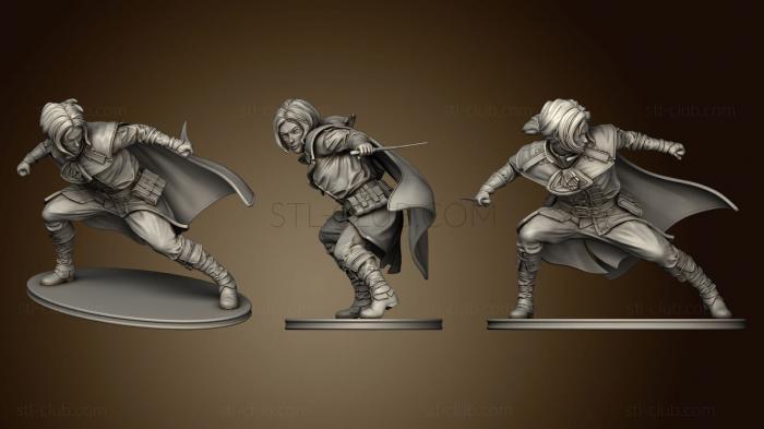 3D model Halfling Rogue (STL)