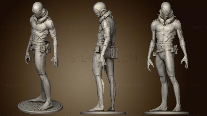 3D model hell boy sapien (STL)