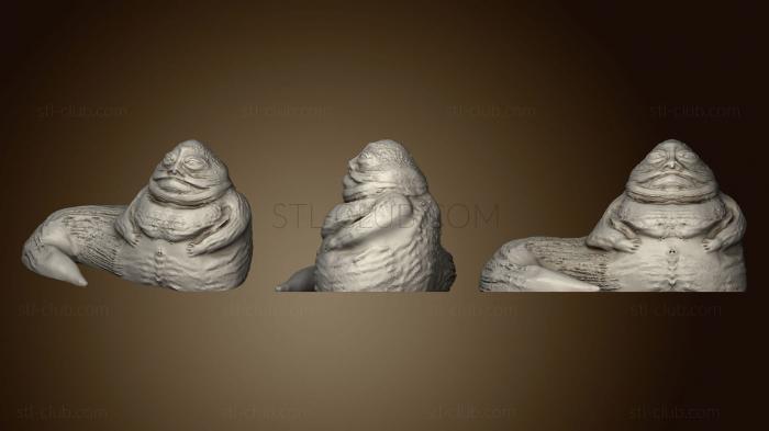 3D model Jabba The Hut (STL)