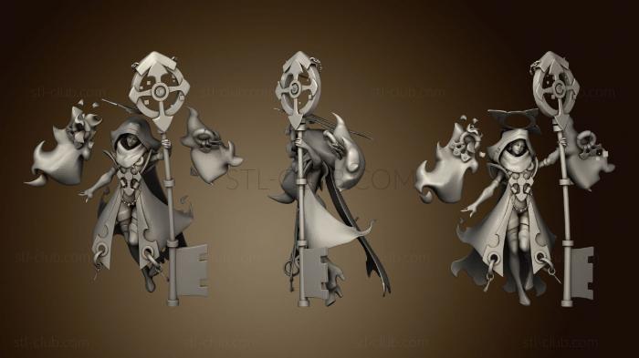 3D model key 3d character concept kelly daley (STL)