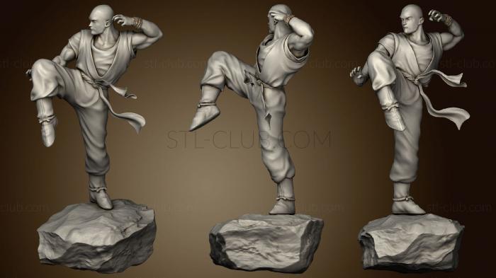 3D model Kungfu Monk (STL)