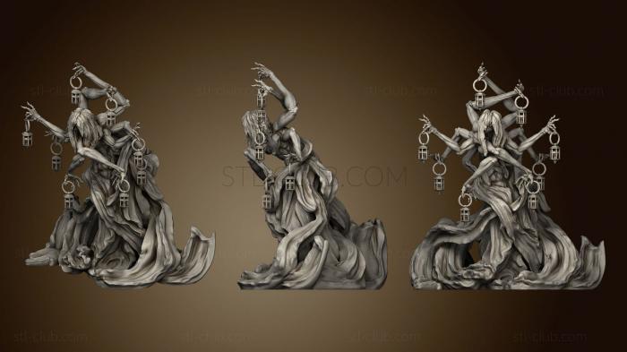 3D model lady of the marsh lights dd miniature (STL)