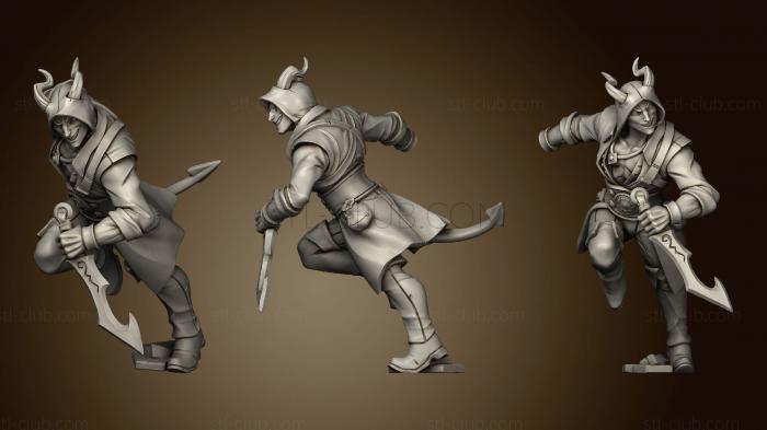 3D model Mezzalfiend Trickster Male Assassin (STL)