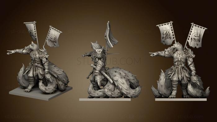 3D model ODA kitsune shogun (STL)