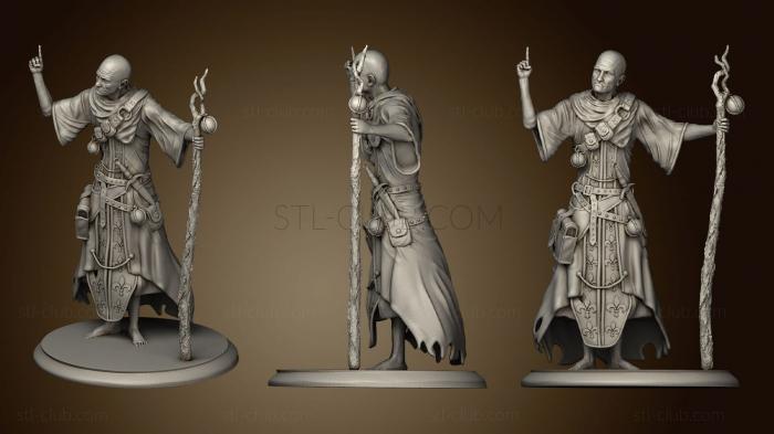 3D model Old Priest (STL)