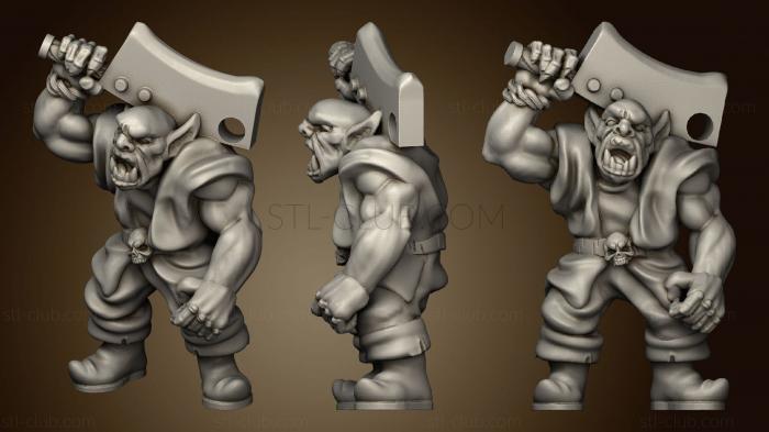 3D model Orc with sword 2 (STL)