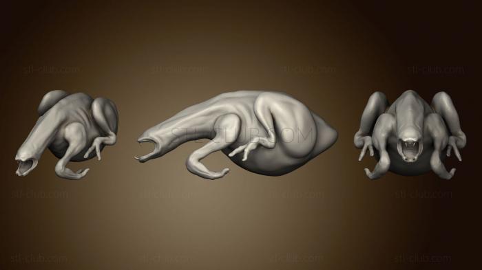 3D model Original H.r. Giger Concept Chestburster (STL)