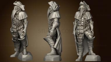 3D model Plague Doctor no Base (STL)