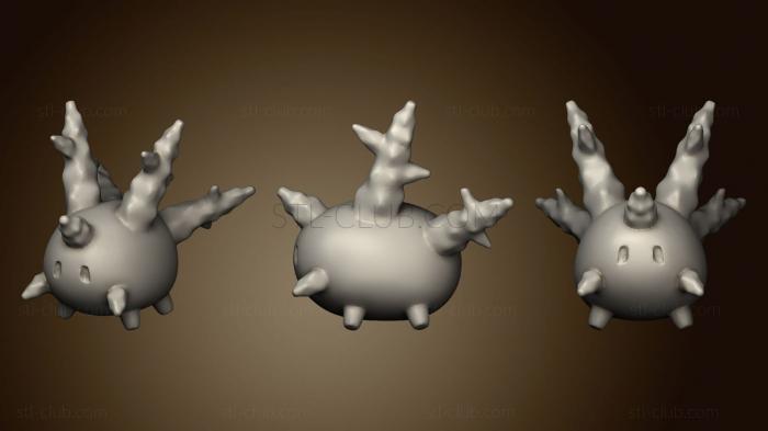 3D model Pokemon Galarian Corsola (STL)