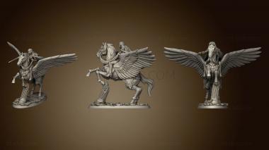 3D model princess andromeda and pegasus (STL)