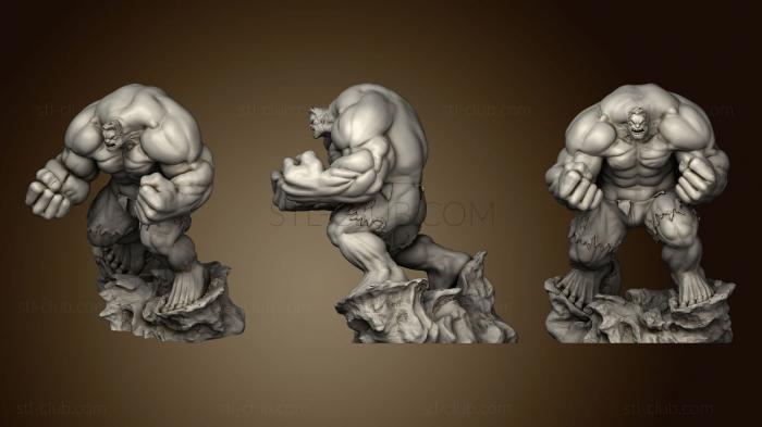 3D model Red Hulk Joe Madureira Version (STL)