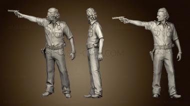 3D model Rick Grimes (STL)