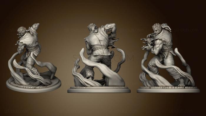 3D model Ryu street fighter (STL)