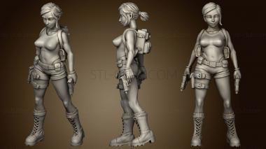 3D model Sexy Tomb Explorer in Shorts 2 (STL)