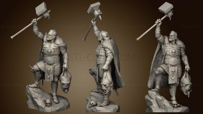 3D model Sigmar Statue (STL)