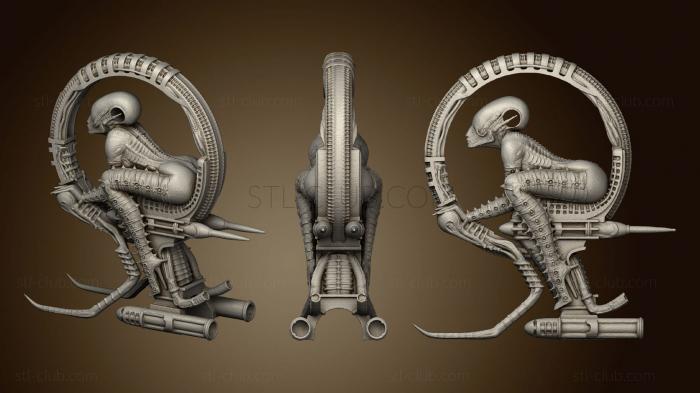 3D model space jockey (STL)