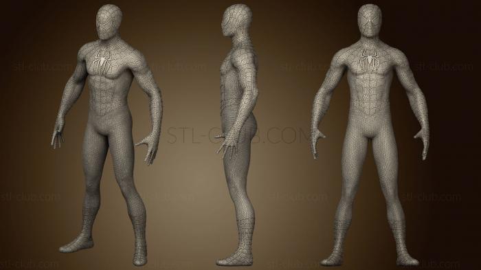 3D model Spiderman Basemesh (STL)