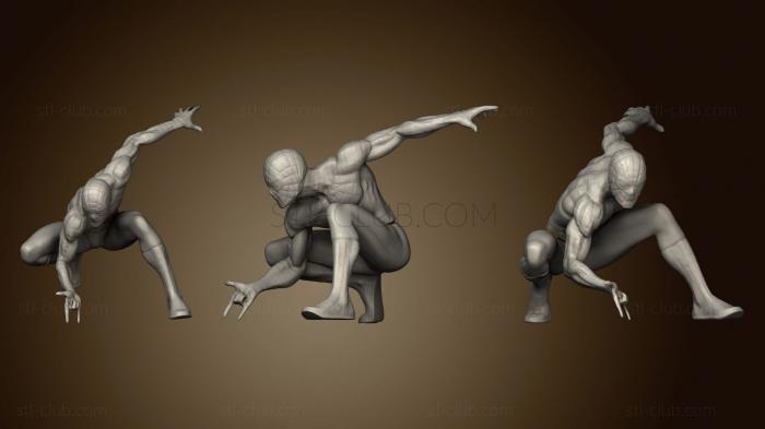 3D model Spiderman Pose 2 2 (STL)