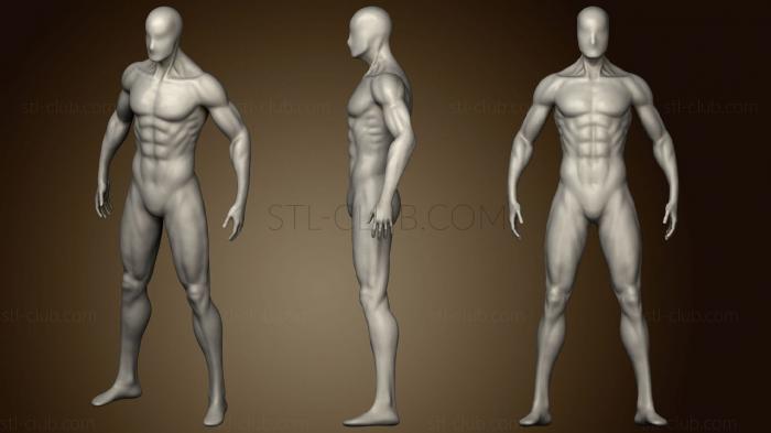 3D model Super Hero Basemesh (STL)