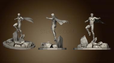 3D model superman on the rocks (STL)